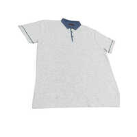 Men's Jersey Bd Collar Polo T-shirt With Print Trim - 185 Gsm - Age Group: Adult