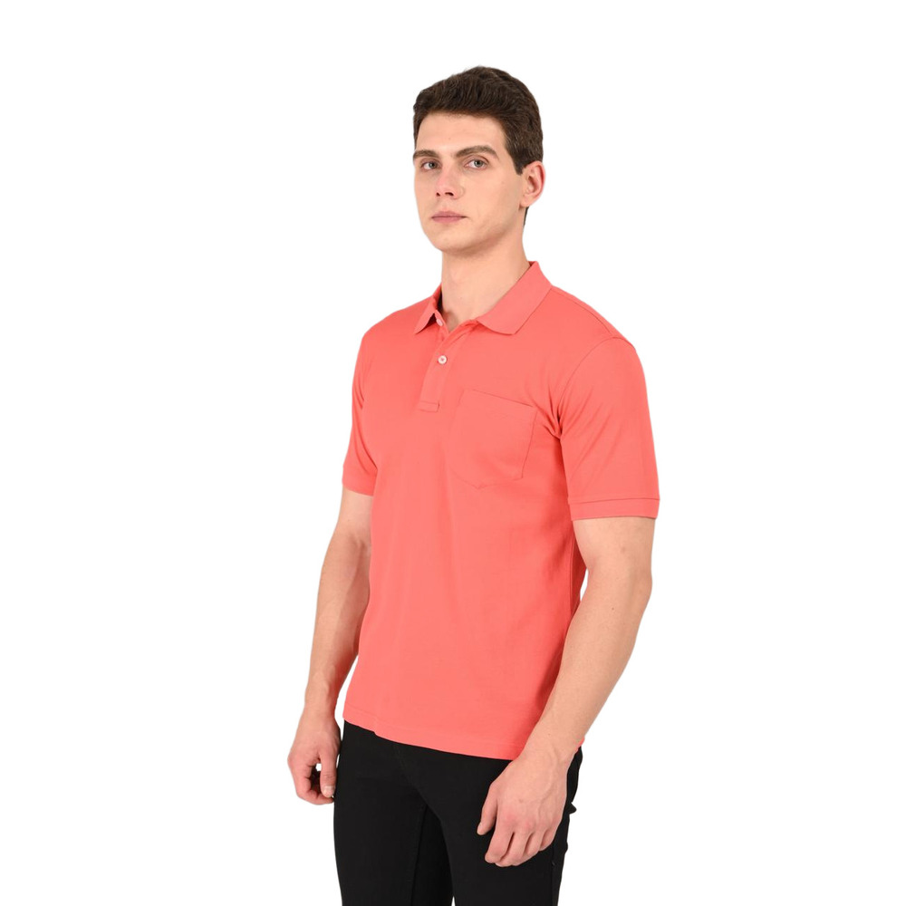 Men's 100% Cotton Mercerized Polo Premium T-Shirt