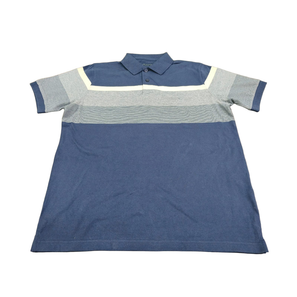 Men's Jersey Stripes Polo T-Shirt