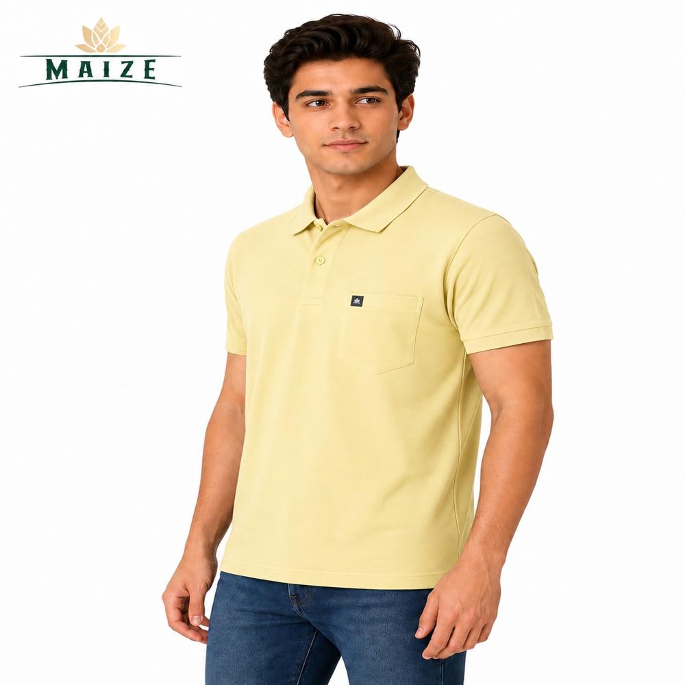 Men's Cotton Jacquard Polo T-Shirt - 220 GSM