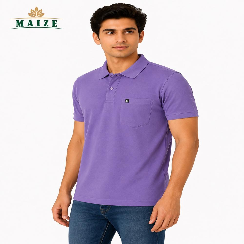 Men'S Cotton Jacquard Polo T-Shirt -220 Gsm - Age Group: Adult