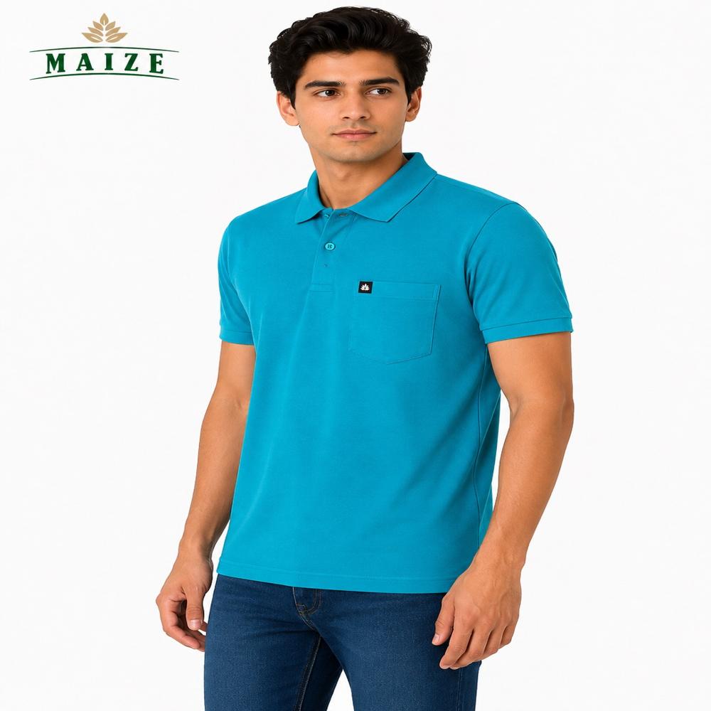 Men'S Plain Knitted Terry Polo - 240 Gsm - Age Group: Adult