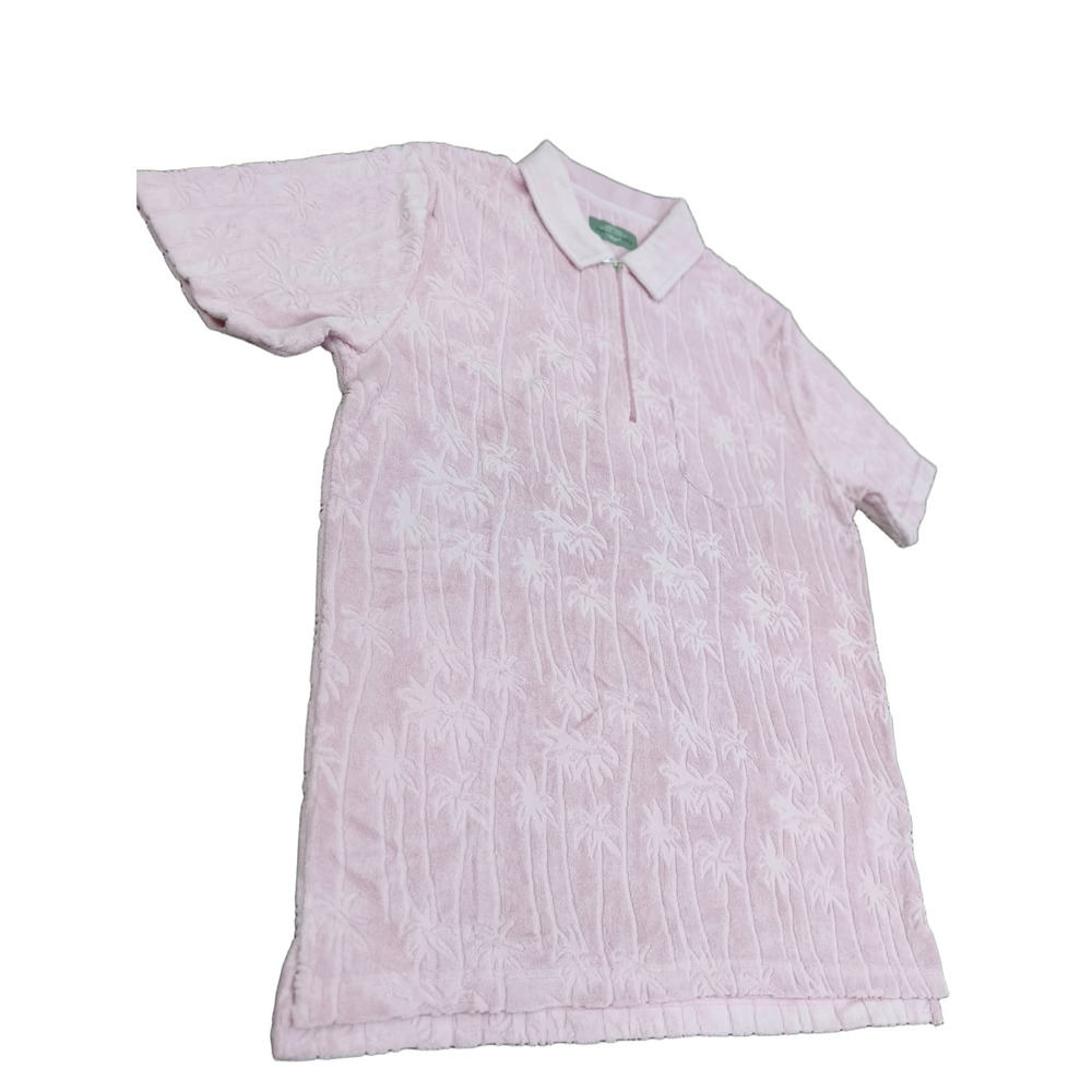 240 Gsm Terry Jacquard Polo T-Shirt - Age Group: Adult