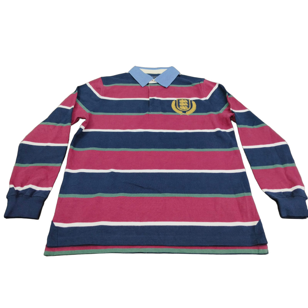 Mens Full Sleeves Striped T-Shirt With Collar