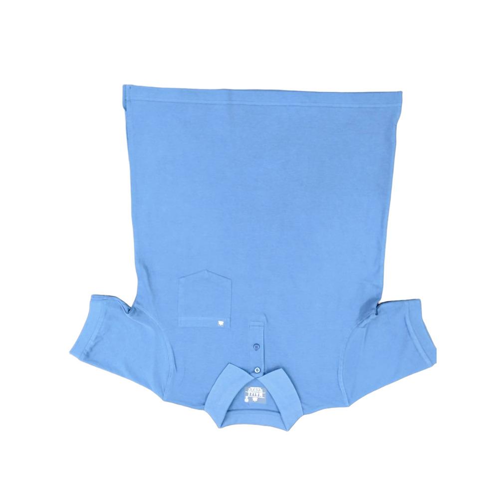 Mens Half Sleeves T-Shirt With Collar - Color: Blue