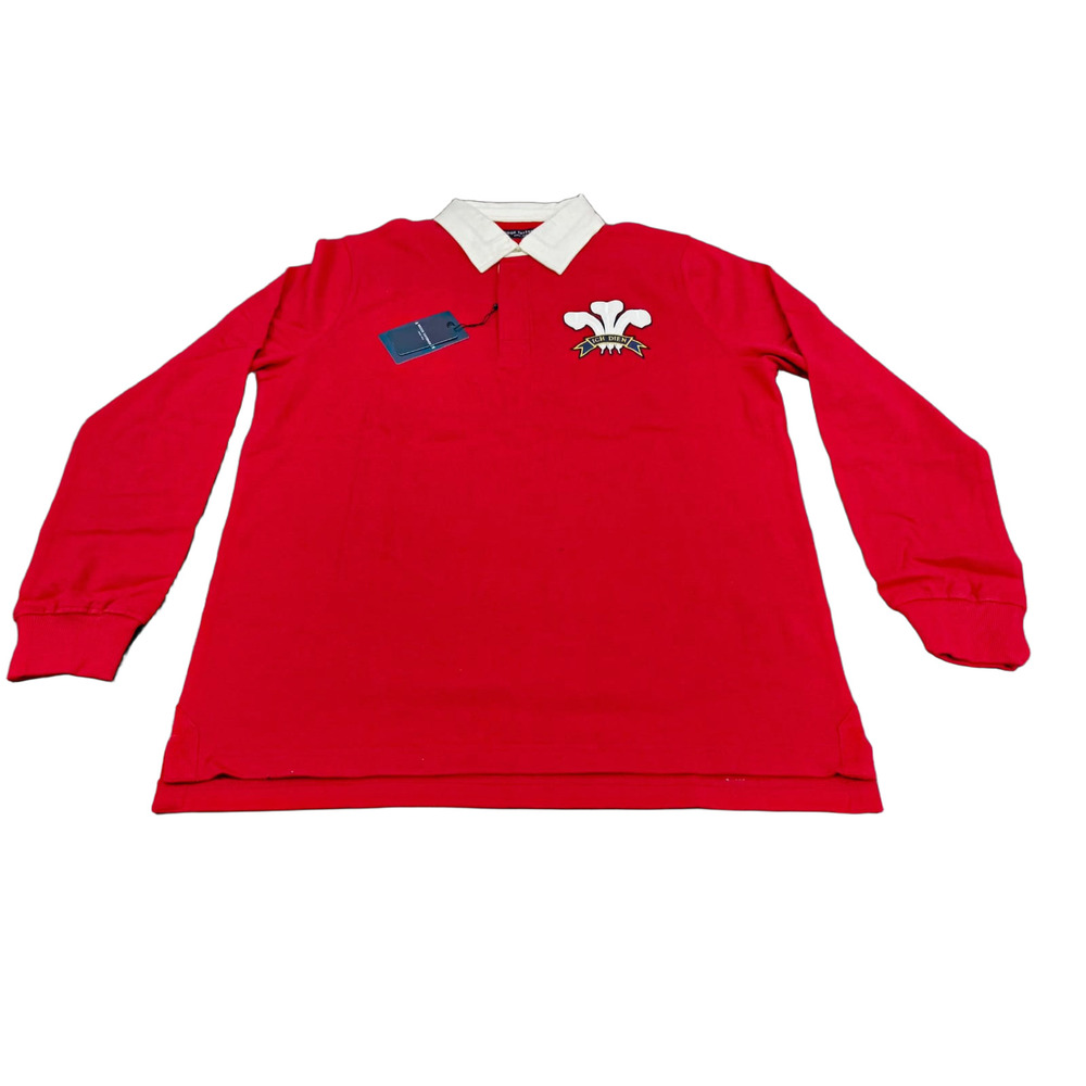 Men's Heavy Jersey Full Sleeve Rugby Polo - 340 GSM