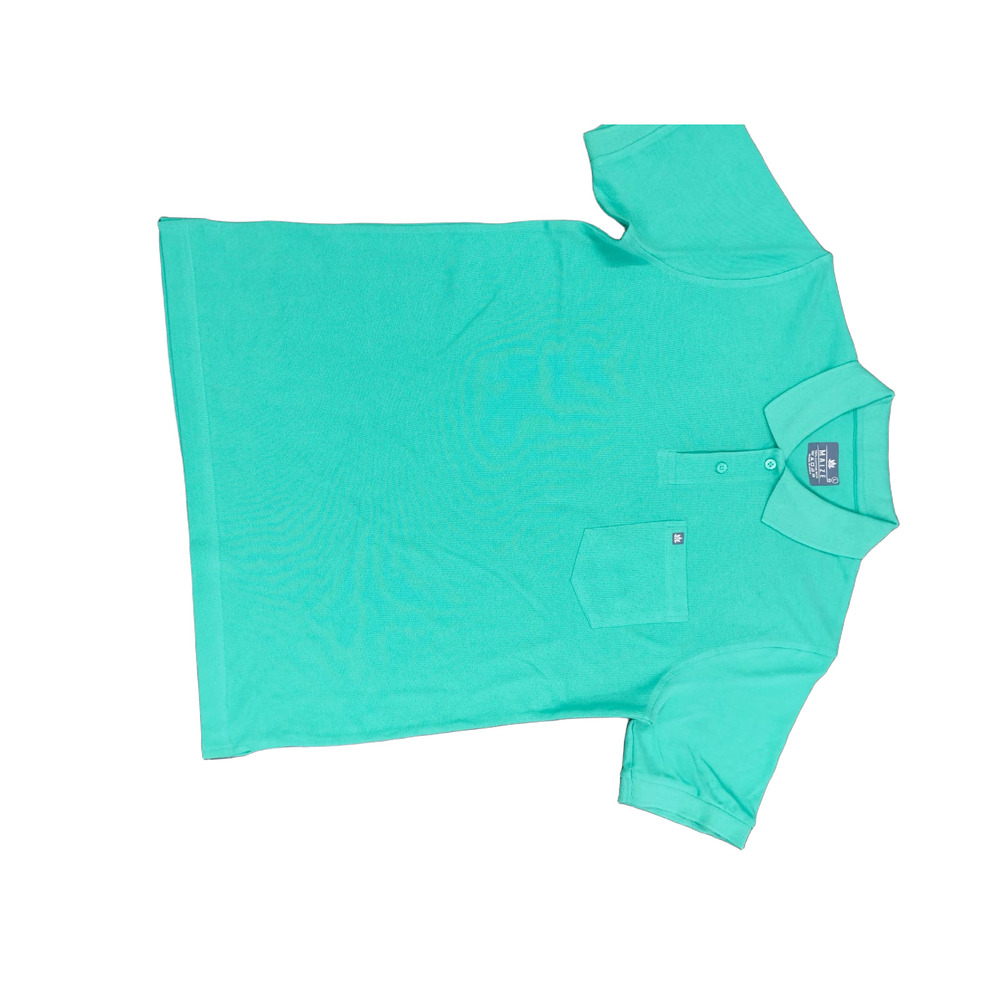 Men's Plain Pique Polo with Collar