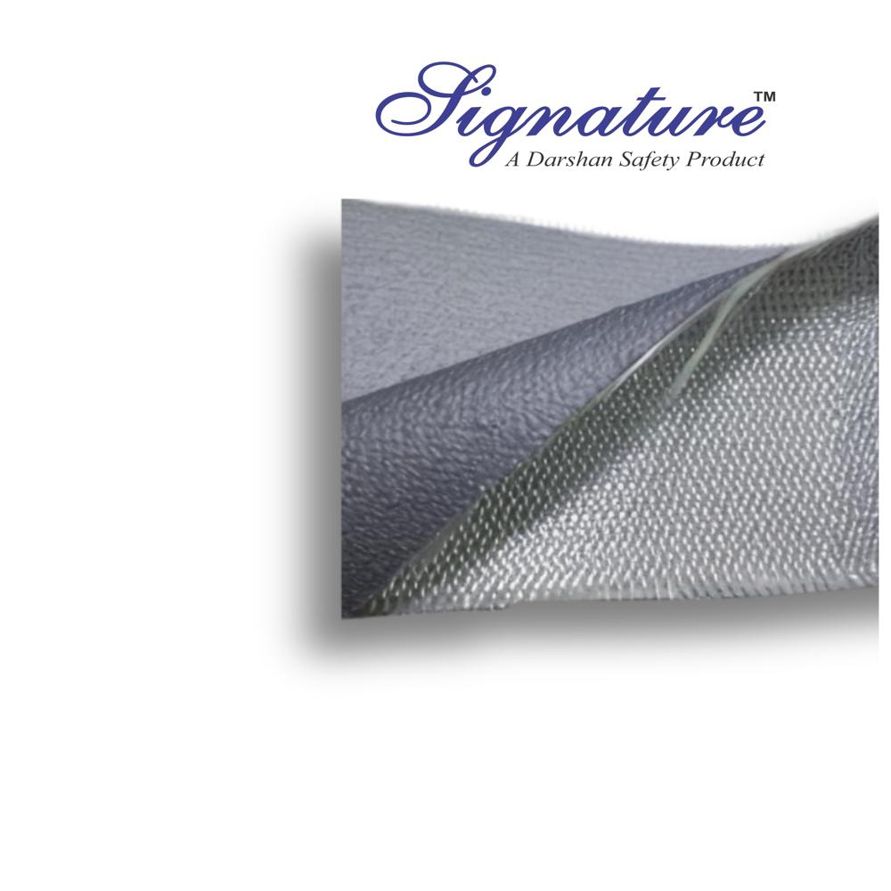 Signature Silicon Coated Fiberglass - 1x2m, 0.6mm Thickness | Waterproof, Weatherproof, Airproof, Chemical Proof, Reusable, High Temp Resistance