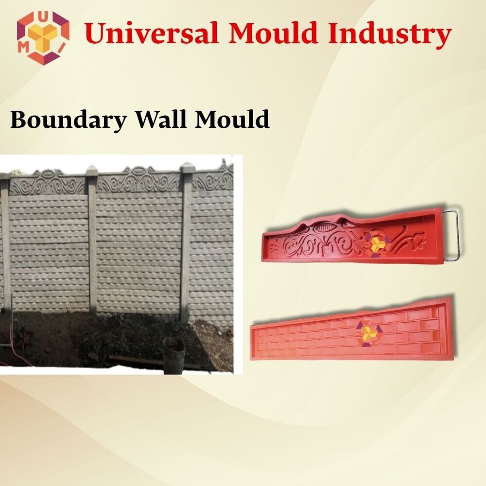 Boundary Wall Moulds - Color: Red