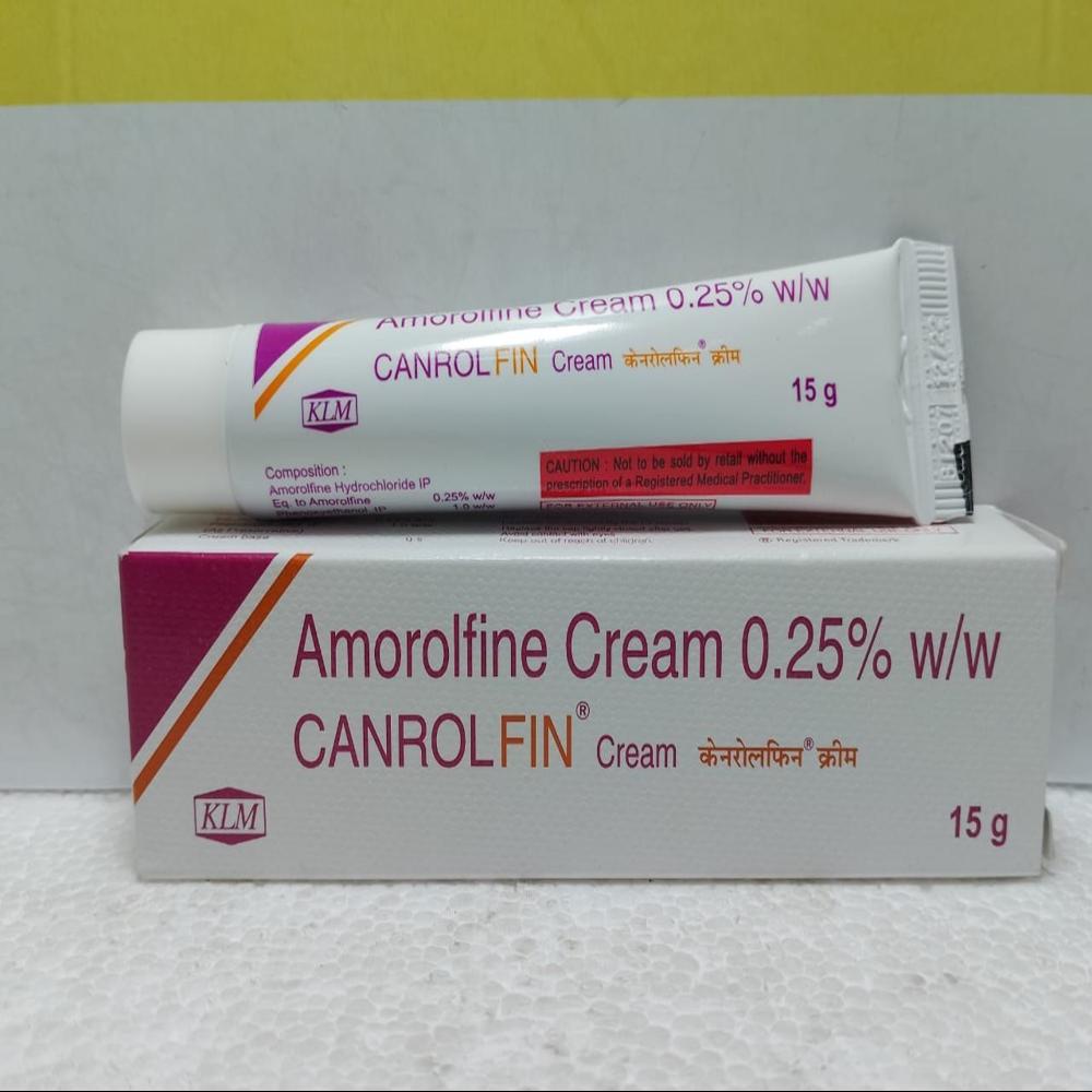 Canrolfin Amorolfine (0.25% w/w) Cream 30gm