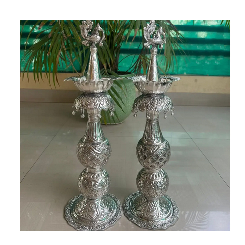 Beautycraft Beautiful Samayee Deepam - Color: Silver