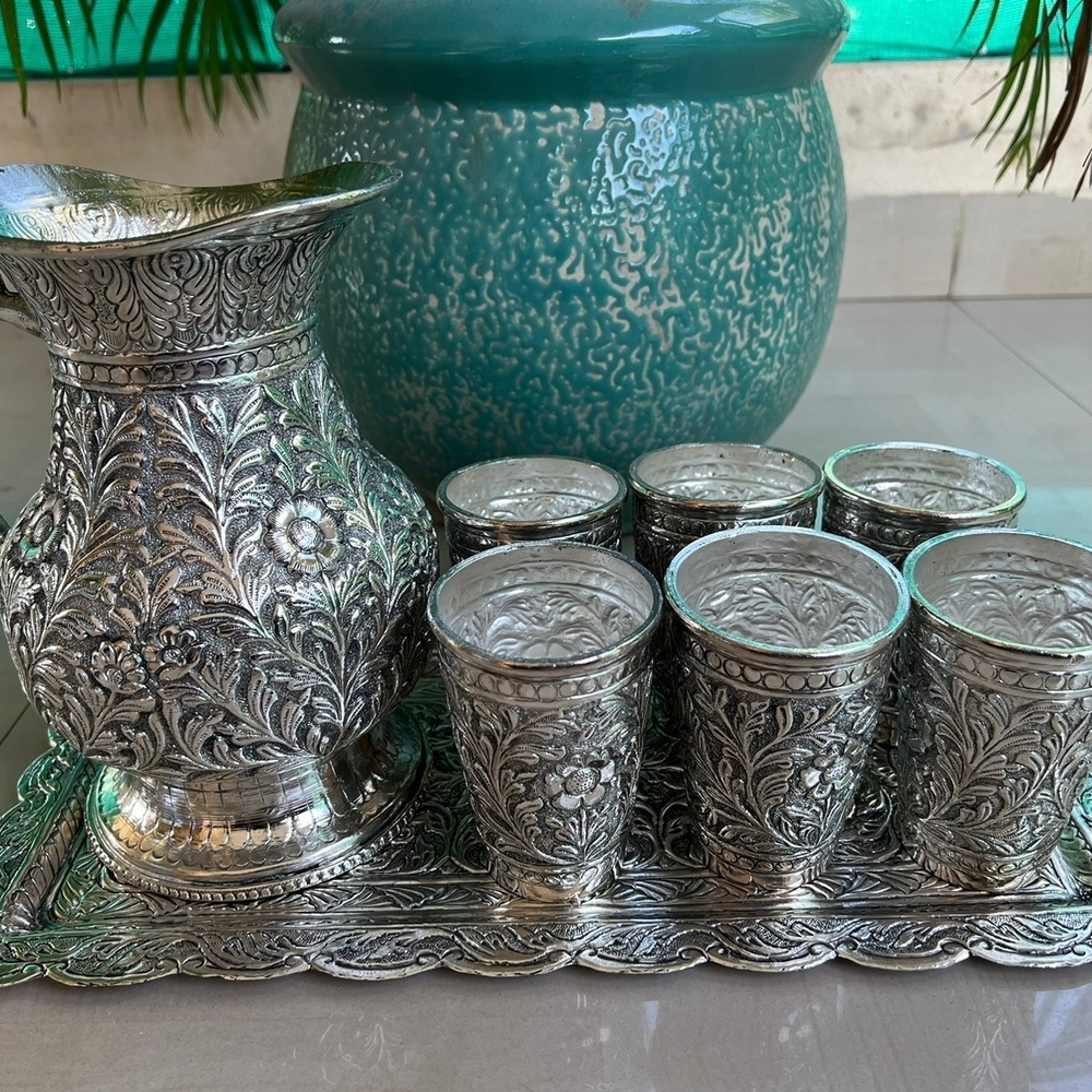 Silver Replica And Heavy Gauge Collection Designer Jug Set