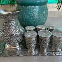 Silver Replica And Heavy Gauge Collection Designer Jug Set - Features: High Quality