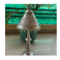 German Silver Table Lamp - Design Type: Antique
