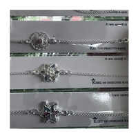 Full Designer Motif Germansilver Rakhis