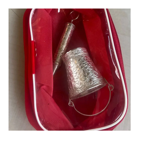 Holi Special Balti Pichkari For Hamper - Color: Silver