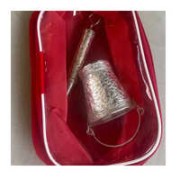 German Silver Holi Special Balti Pichkari For Hamper - Material: Metal