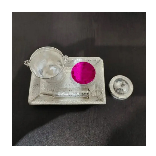 German Silver Holi Special Balti Pichkari n Dibbi Combo