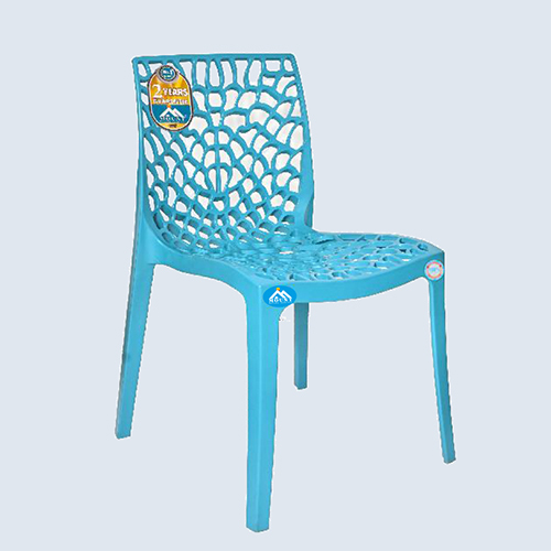 Sky Blue Web Plastic Chair - Color: Different Available