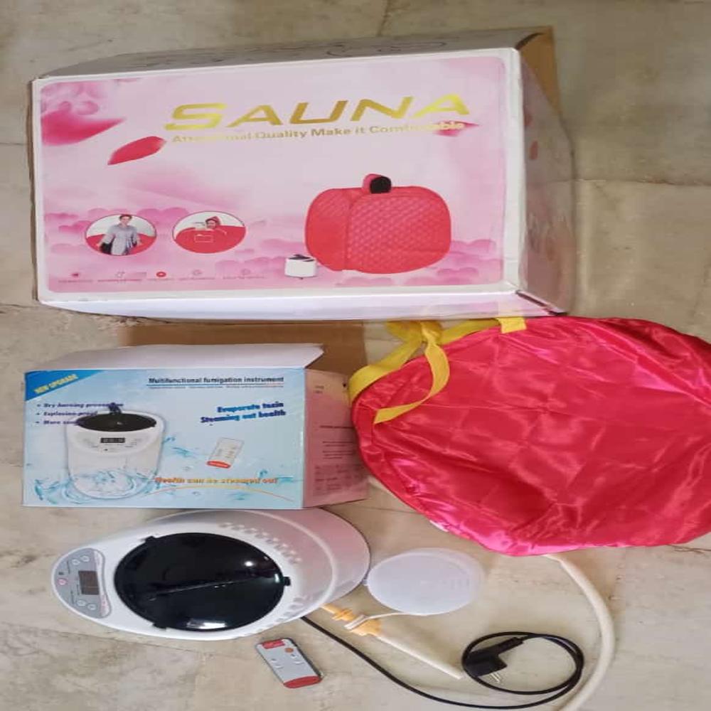 Steam Sauna Bath - Color: Red