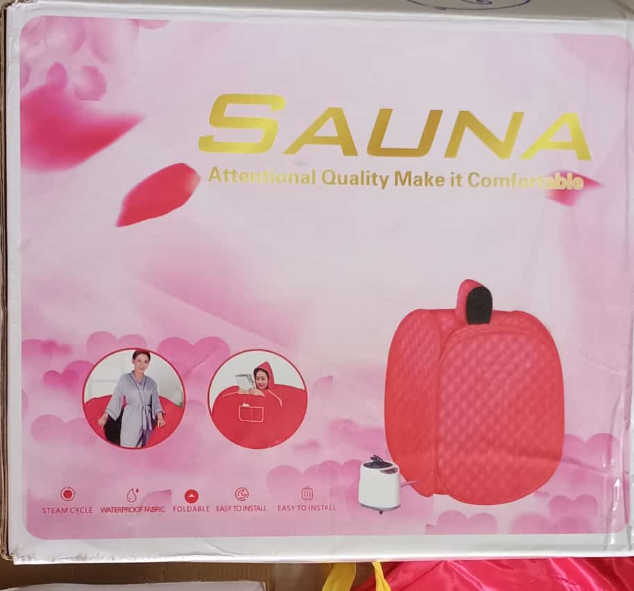 Steam Sauna Bath - Color: Red