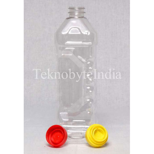 Jivo Square Handle Bottle - Color: Transparent