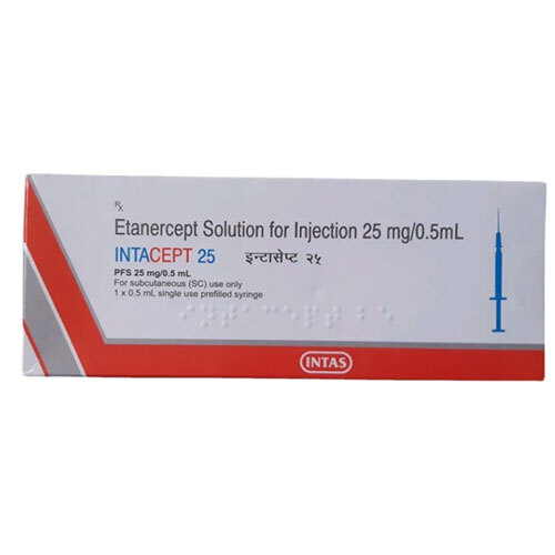Etanercept Solution For Injection 25 Mg-0.5 Ml - Physical Form: Liquid