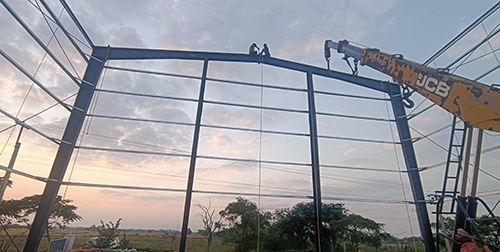 Roofing Structure - Color: Grey