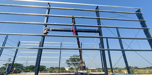 Peb Buliding Structure - Color: Silver