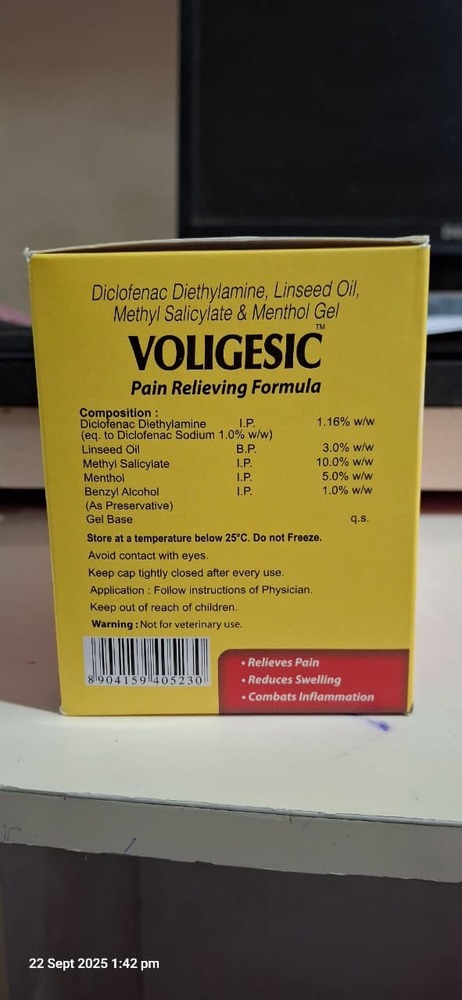 DICLOFENAC DIETHYLAMINE + LINSEED OIL + METHYL SALICYLATE+ MENTHOL SPRAY 10 GM