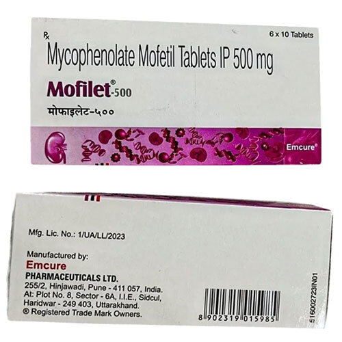 Mycophenolate Mofetil Tablets IP 500 mg