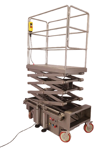 Scissor Lifter - Color: Silver
