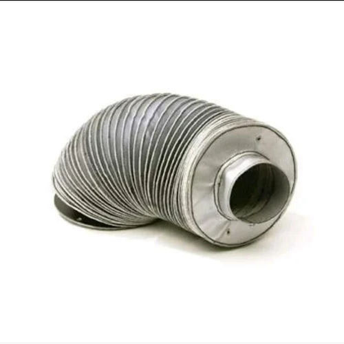 Silicon Coated Fabric Bellows - Color: Silver