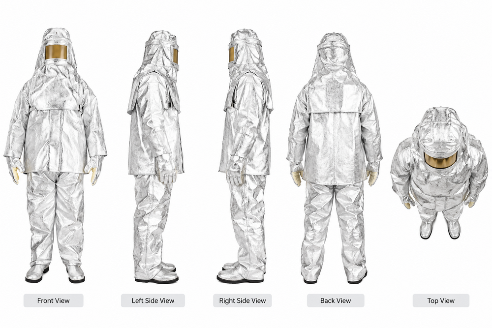 Red Fort Arc Flash Suit - Color: Silver