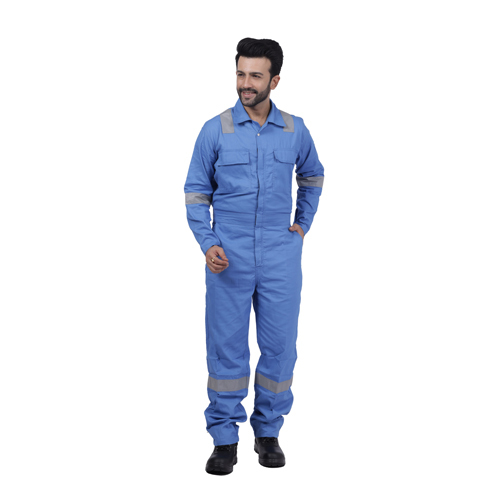 Red Fort 220Gsm Cotton Petrol Blue Coverall - Feature: Washable