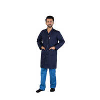 Red Fort Navy Lab Coat - Color: Blue