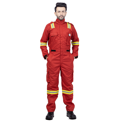 Red Fort 200 Gsm Red Ifr Coverall - Feature: Washable
