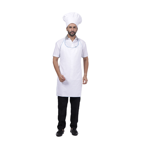 Red Fort Chef Apron - Color: White