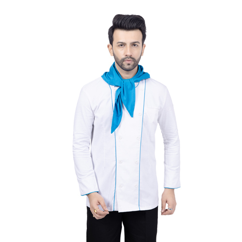 Red Fort Chef Coat - Color: White
