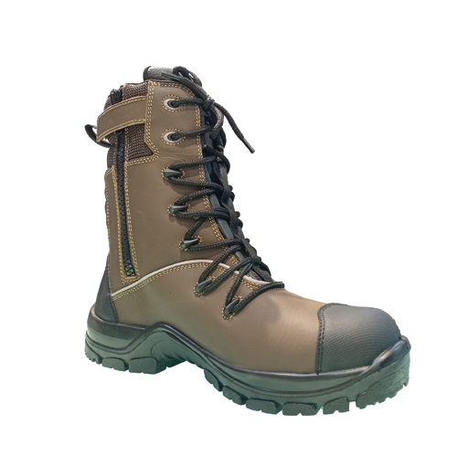 Red Fort  RFFW-121 Brown Zipper Shoes