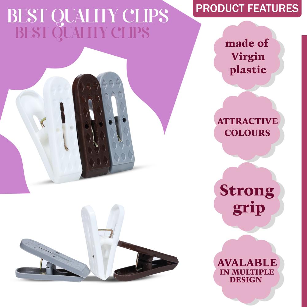 Dzire Plastic Cloth Clip - Color: All Color