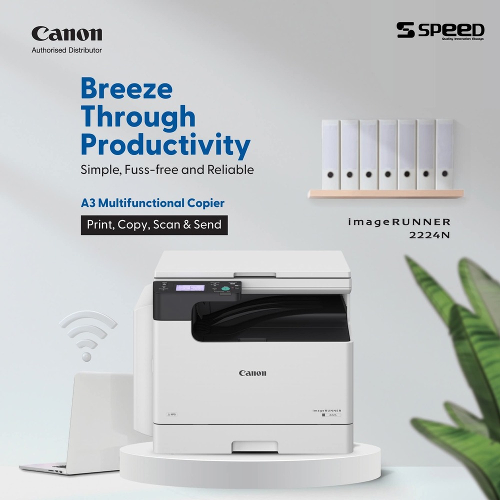 Semi-automatic Canon Ir 2224n Printer Machine