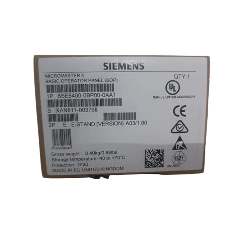 MICROMASTER 6SE6400-0BP00-0AA1 4 Basic Operator Panel