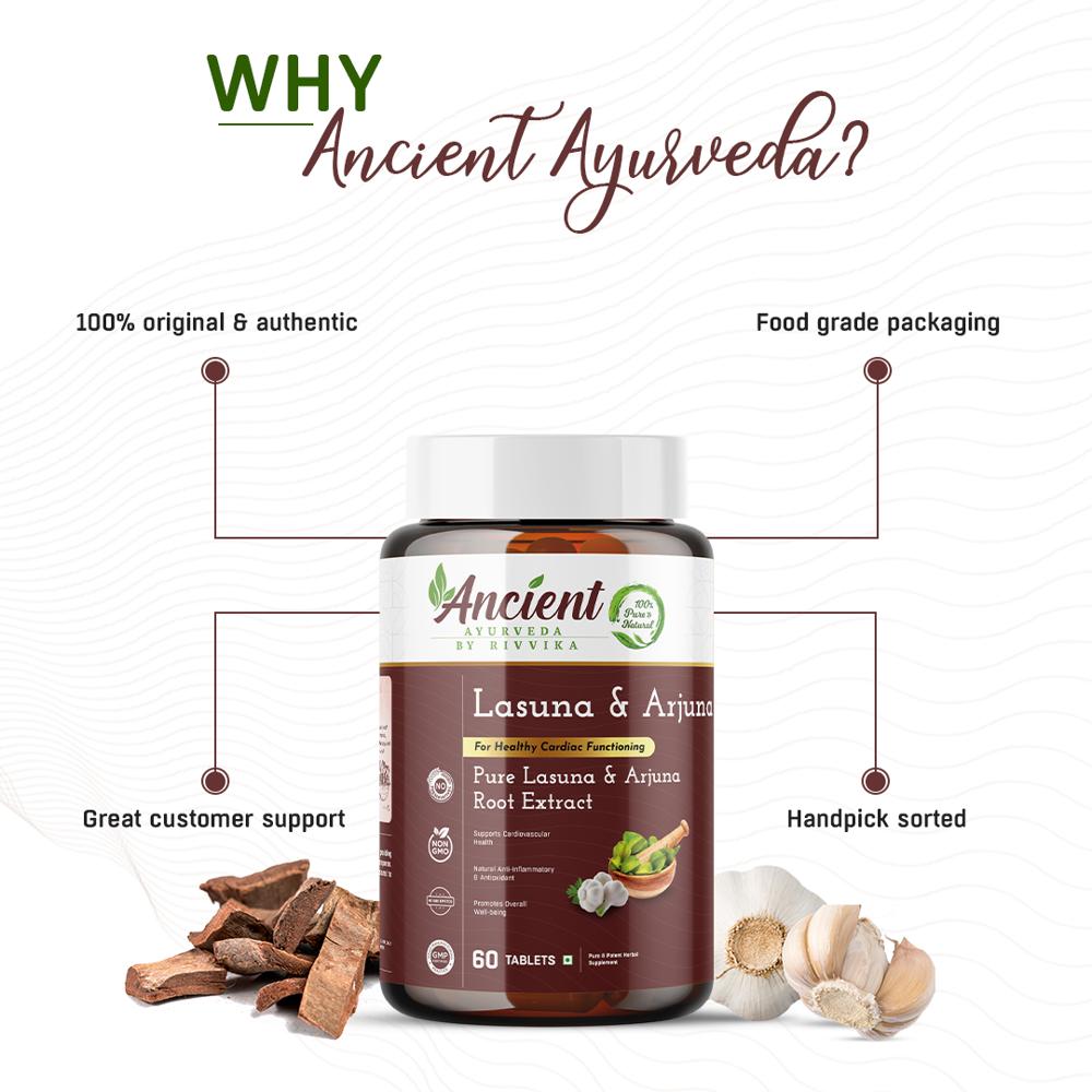 Lasuna And Arjuna Tablets - Age Group: For Adults