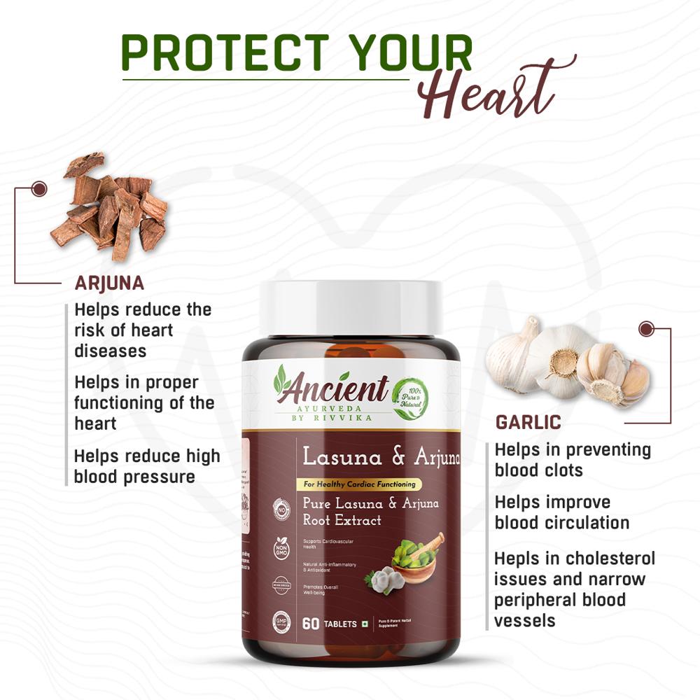 Lasuna And Arjuna  Tablets