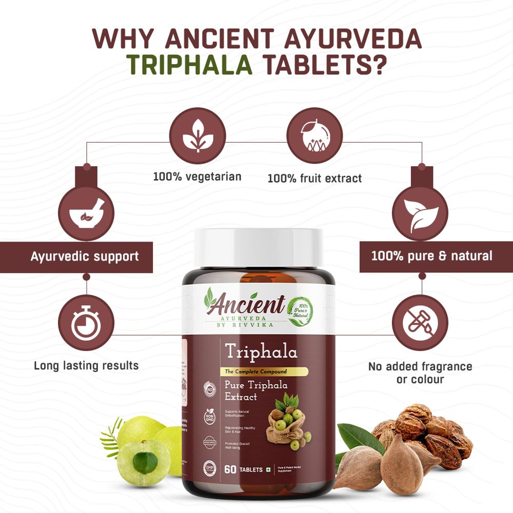 Triphala Tablet - Age Group: For Adults