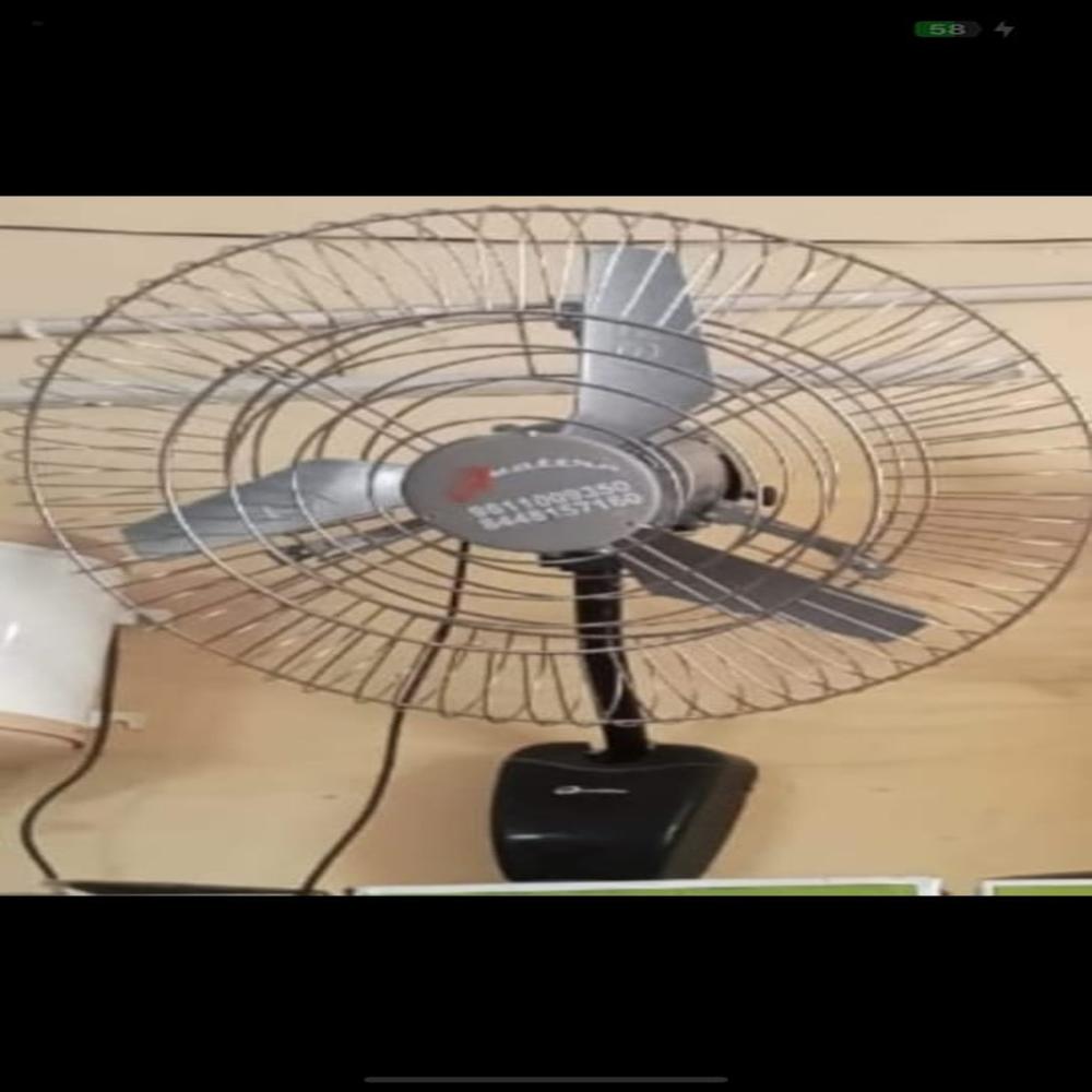 Wall Fan - Color: Black