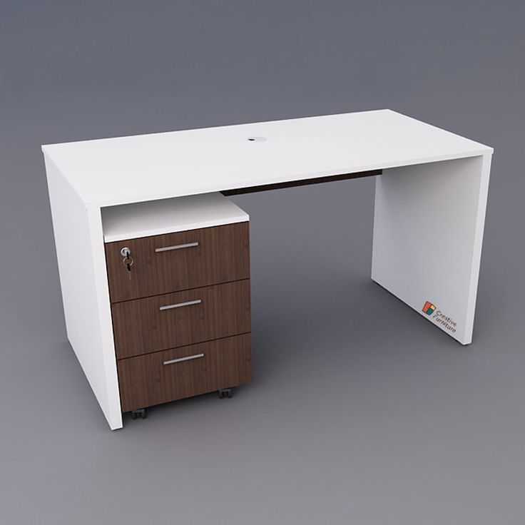 Office Table - Color: White