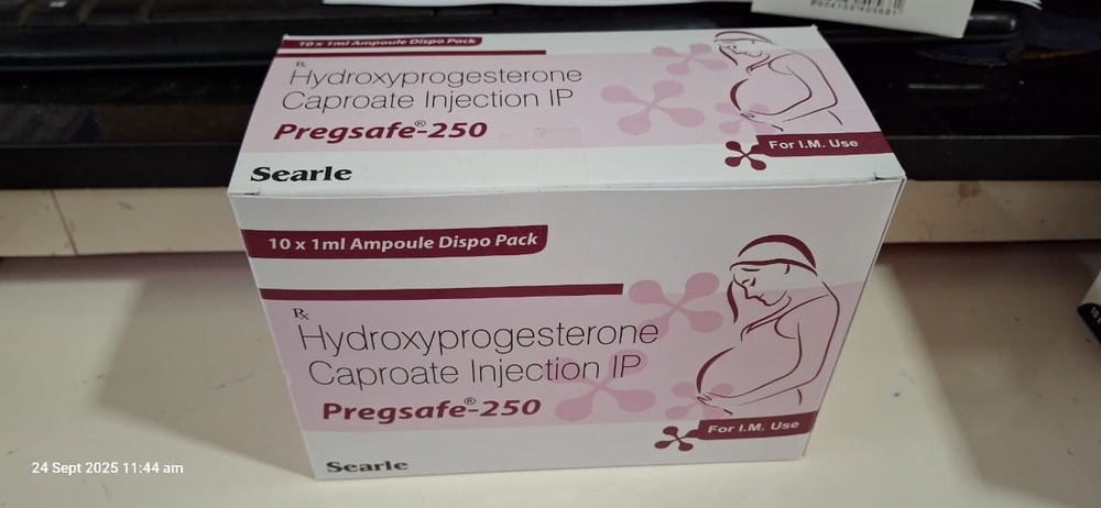 HYDROXYPROGESTRONE CAPROATE 250 MG INJ