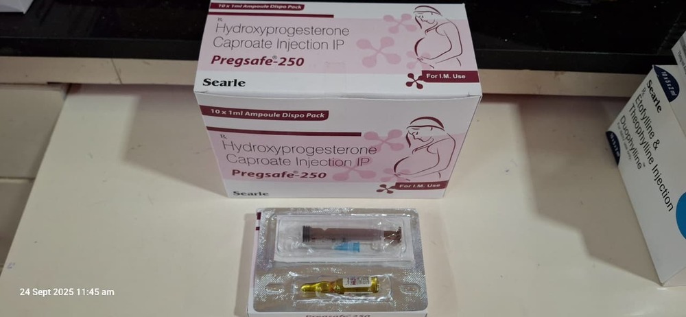 HYDROXYPROGESTRONE CAPROATE 250 MG INJ